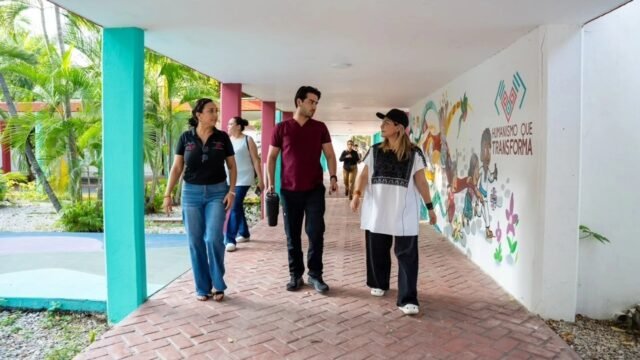 Sofía Espinoza supervisa avances de obras en la Casa Hogar Infantil