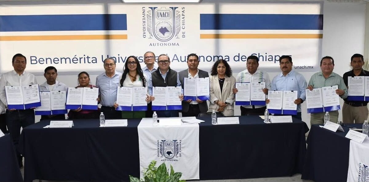 Unach firma convenios con ayuntamientos y Cobach para educación a distancia