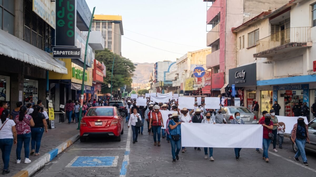 ¡Van 5 mil a Tuxtla!: maestros del Soconusco paran clases y marchan a la capital el 26 de octubre