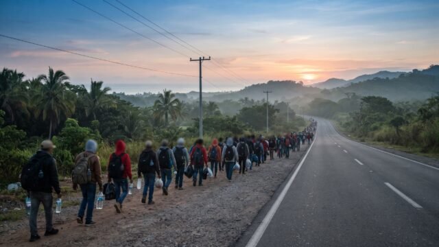 Varados en Tapachula: más de 600 migrantes de dos caravanas piden asilo para quedarse a trabajar en México