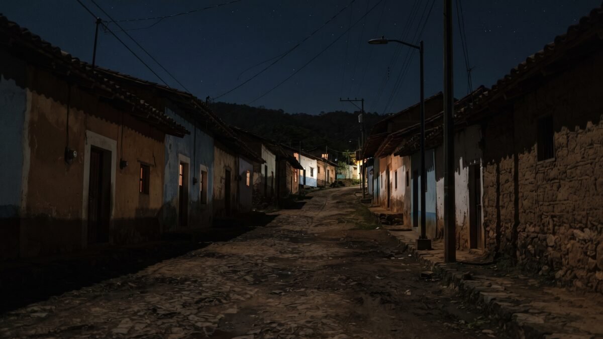 Vecinos de Acala denuncian fallas en alumbrado público y piden reparar lámparas fundidas