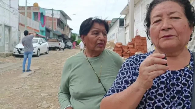 Vecinos de Albania Baja piden concluir obras de drenaje y pavimentación en Tuxtla