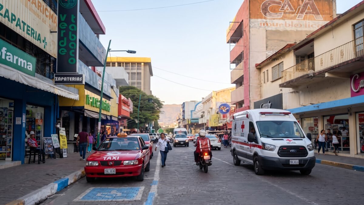 Vehículo Aveo se impacta contra muro de contención en Libramiento Norte de Tuxtla