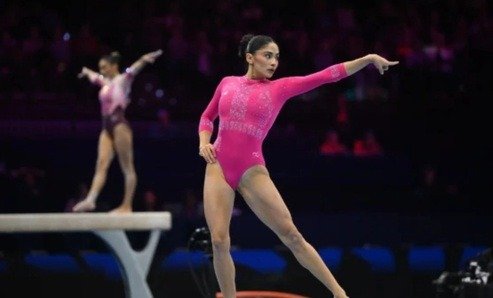 Victoria Mata clasifica a final de salto en mundial de gimnasia en Róterdam