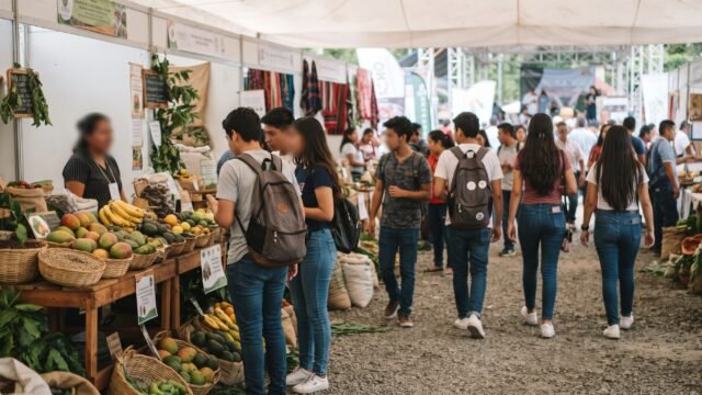Vinculan a 2 mil estudiantes con 35 empresas: éxito total en la Feria de Agronegocios en Tapachula