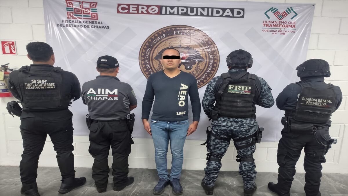 Vinculan a proceso a Joel N. por atentados contra la paz en Tuxtla Gutiérrez