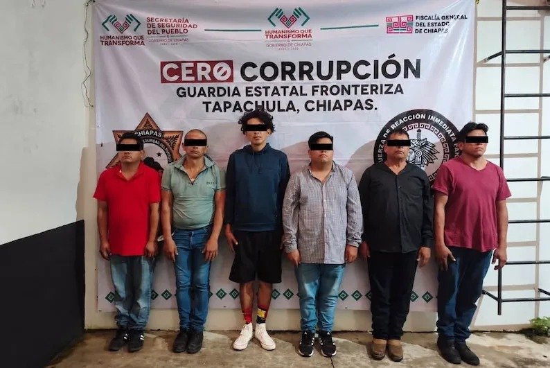 Vinculan a proceso a seis por robo de nómina del ayuntamiento de Cacahoatán