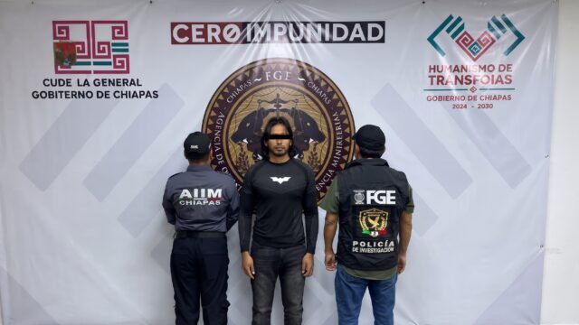 Vino a esconderse a Tuxtla y lo agarran: lo pedían en Quintana Roo por violencia digital y familiar